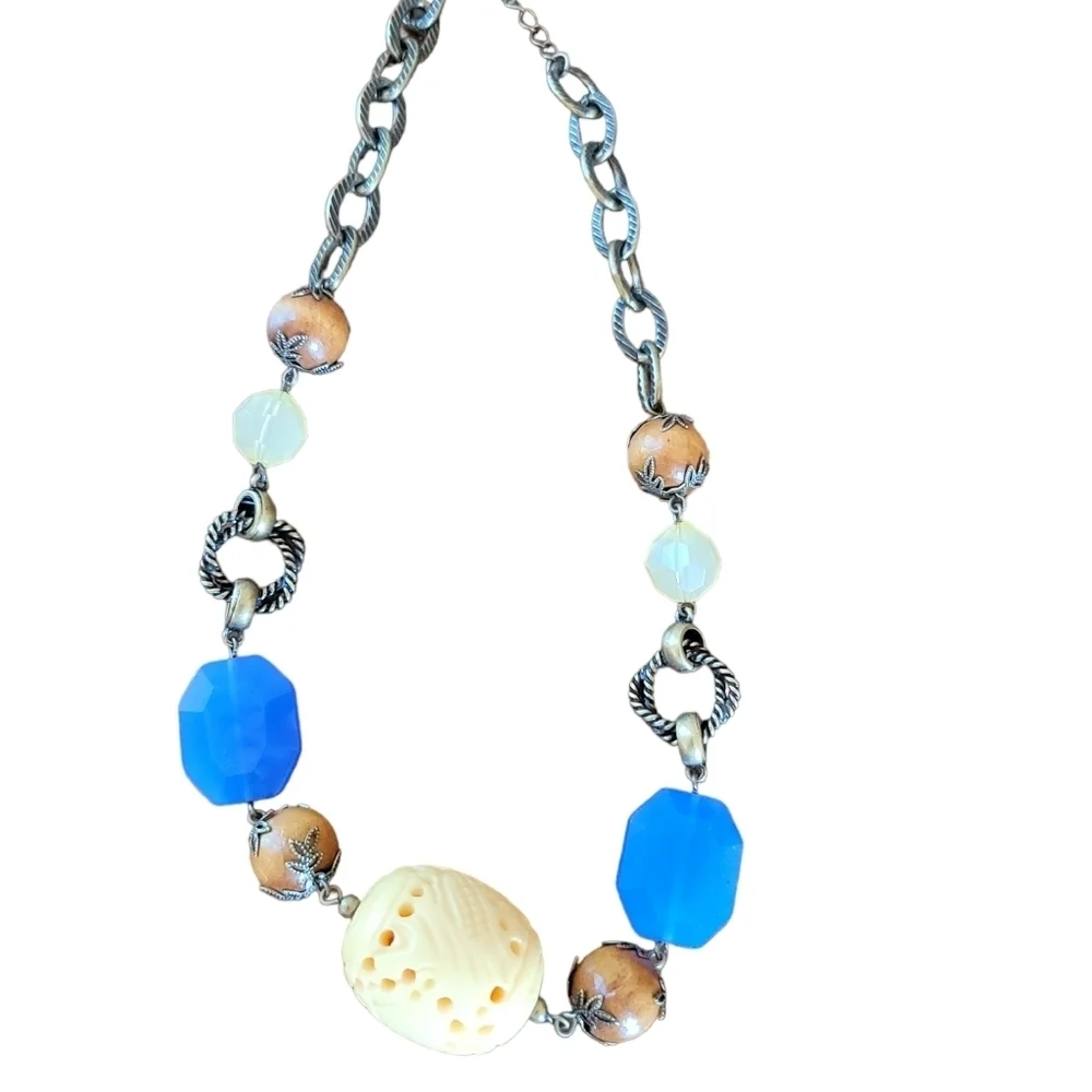 Bohemian natural necklace